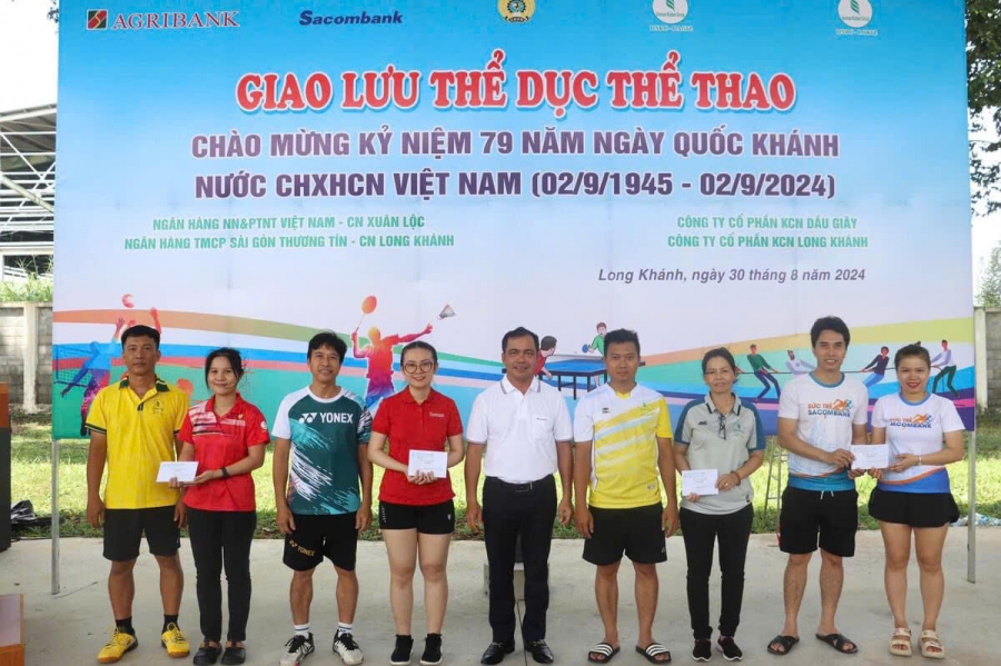 GIAO LƯU THỂ DỤC THỂ THAO TẠI KCN LONG KHÁNH